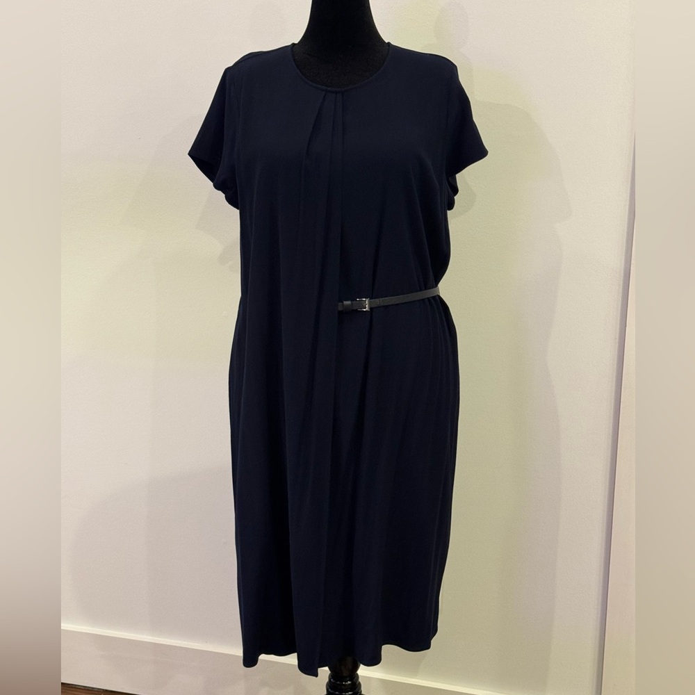 Reduced!! City Chic Navy Dress M with belt